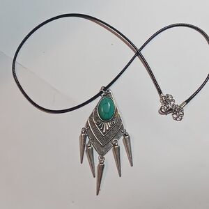 Repurposed necklace.